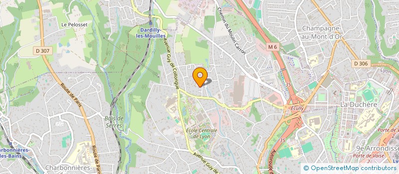 localisation de l'entreprise MADAME PAULINE SERRES  LYON