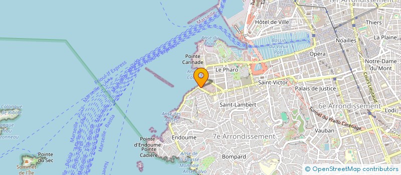 localisation de l'entreprise MADAME PAULINE SERVANT  MARSEILLE