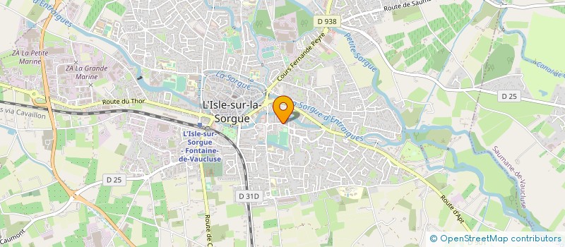 localisation de l'entreprise MADAME PAULINE SILVESTRE à L'ISLE-SUR-LA-SORGUE
