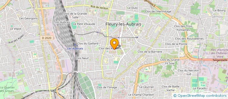 localisation de l'entreprise MADAME PAULINE SIMON à FLEURY-LES-AUBRAIS