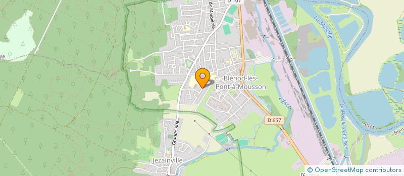 localisation de l'entreprise MADAME PAULINE SIMONY  BLENOD-LES-PONT-A-MOUSSON