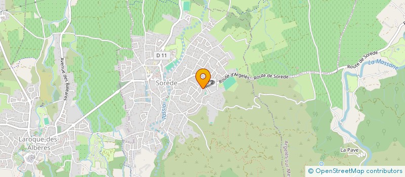 localisation de l'entreprise MADAME PAULINE SIVIEUDE  SOREDE