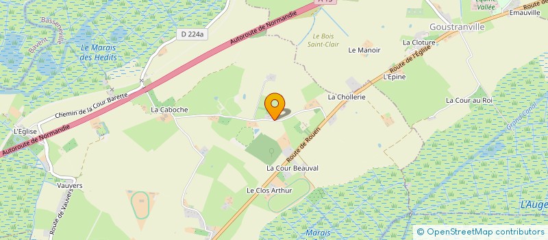 localisation de l'entreprise MADAME PAULINE SKORUPA  BASSENEVILLE