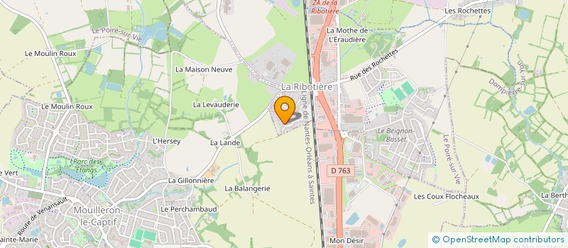 localisation de l'entreprise MADAME PAULINE SONZOGNI-JOURDAN  LE POIRE-SUR-VIE