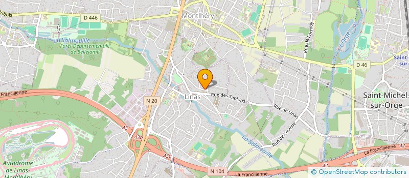 localisation de l'entreprise MADAME PAULINE SOPHIE  LINAS