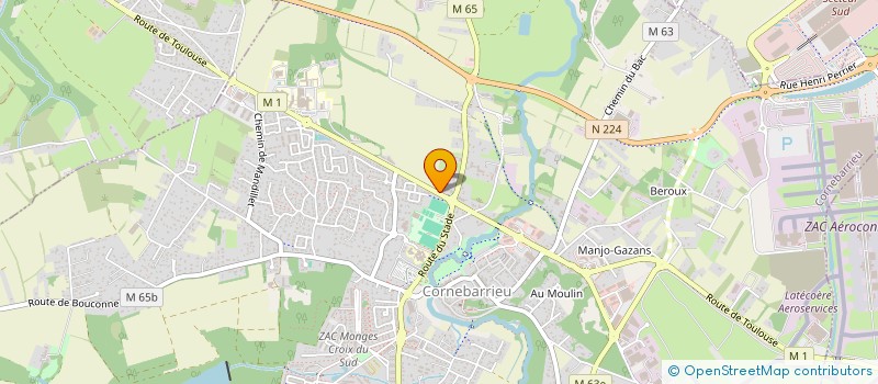 localisation de l'entreprise MADAME PAULINE SOTTIL  CORNEBARRIEU