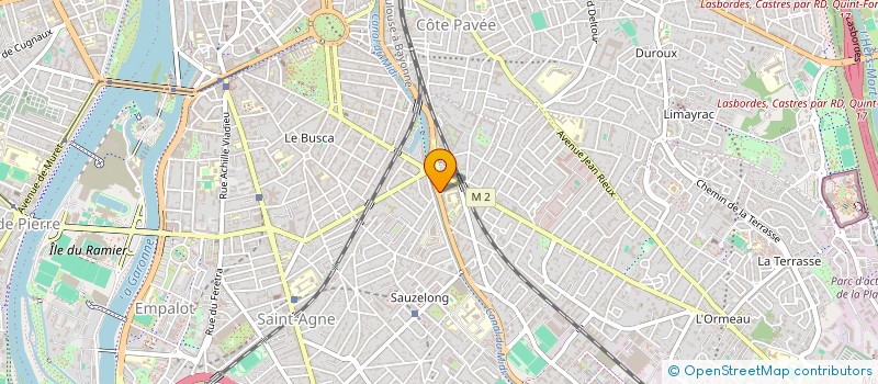 localisation de l'entreprise MADAME PAULINE SOUBEYRAND à TOULOUSE