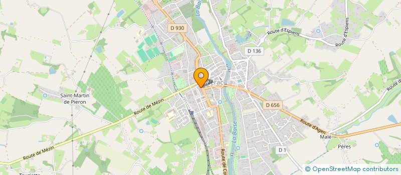 localisation de l'entreprise MADAME PAULINE SOURBES  NERAC