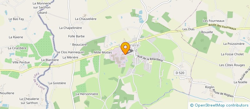 localisation de l'entreprise MADAME PAULINE SOYEZ à LA FERRIERE BOCHARD