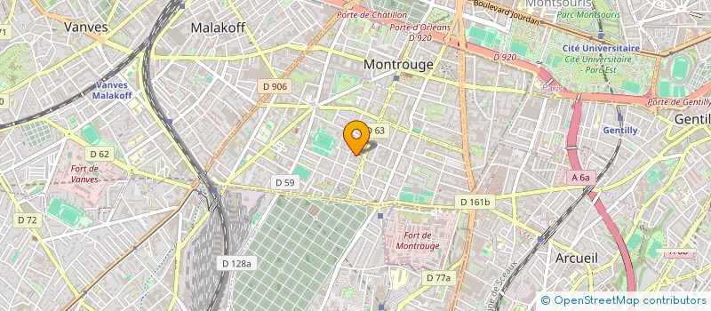 localisation de l'entreprise MADAME PAULINE STIVE à MONTROUGE