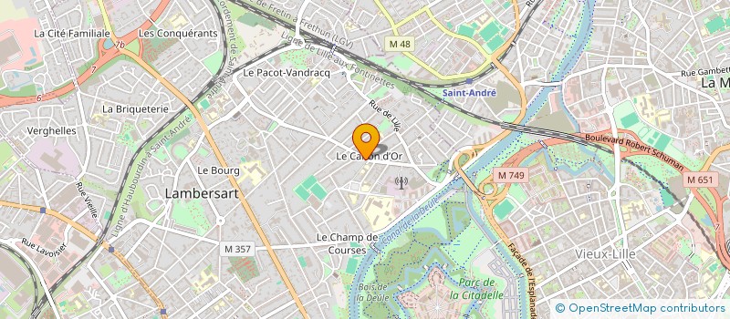 localisation de l'entreprise MADAME PAULINE SUAUD à LAMBERSART