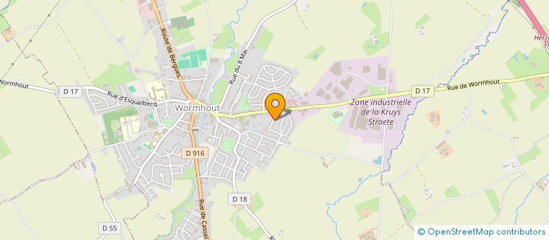 localisation de l'entreprise MADAME PAULINE SUCCI  WORMHOUT