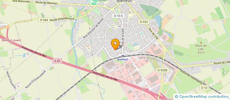 localisation de l'entreprise MADAME PAULINE SWYNDAUW à BAILLEUL