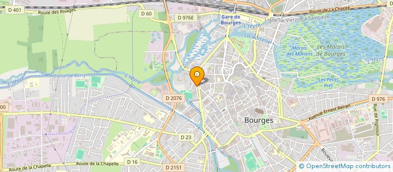 localisation de l'entreprise MADAME PAULINE TABOZZI  BOURGES