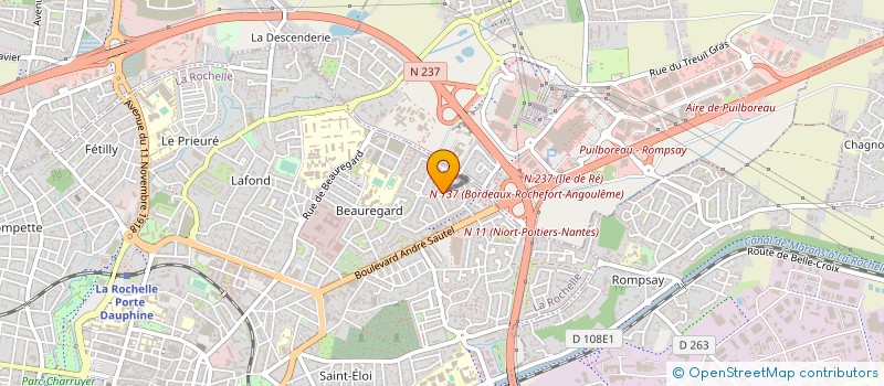 localisation de l'entreprise MADAME PAULINE TAILLANDIER  LA ROCHELLE