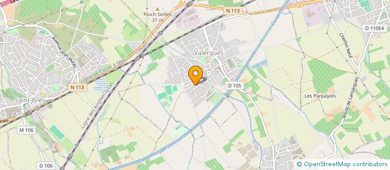 localisation de l'entreprise MADAME PAULINE TAMPON  SAINT-AUNES