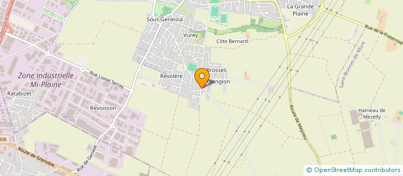 localisation de l'entreprise MADAME PAULINE TAVARES DA CUNHA  GENAS