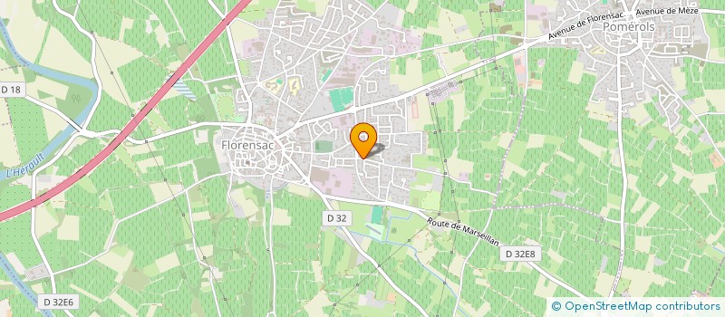 localisation de l'entreprise MADAME PAULINE TEISSIER à FLORENSAC
