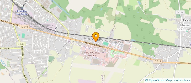 localisation de l'entreprise MADAME PAULINE TEISSIER  ROMILLY-SUR-SEINE