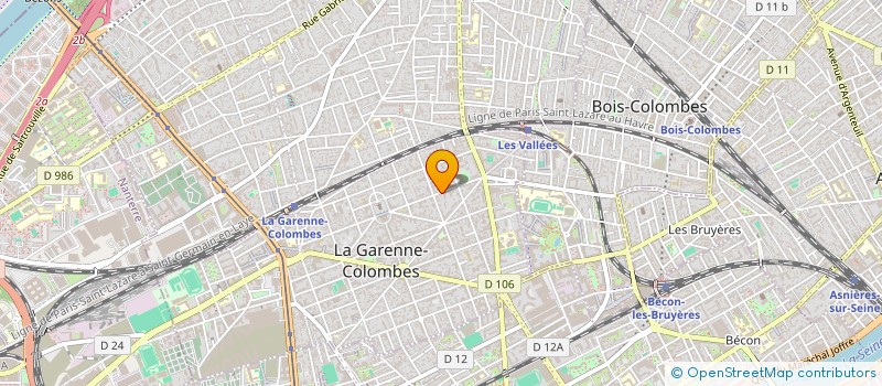 localisation de l'entreprise MADAME PAULINE TERAN à LA GARENNE COLOMBES