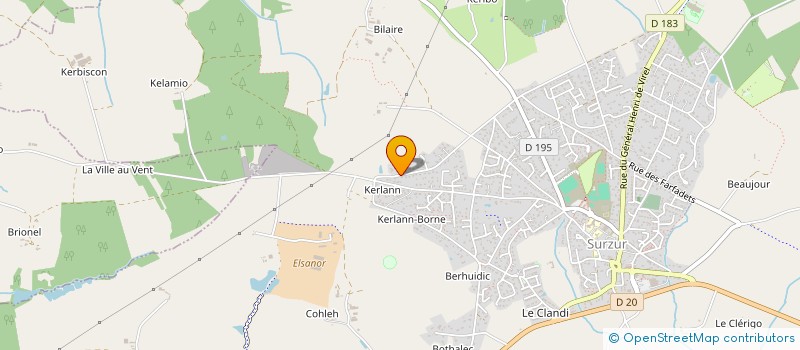 localisation de l'entreprise MADAME PAULINE THEBAULT  SURZUR