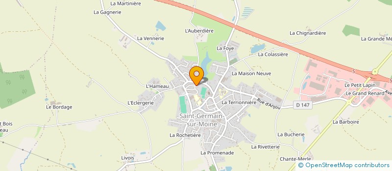localisation de l'entreprise MADAME PAULINE THIBAUD à SEVREMOINE