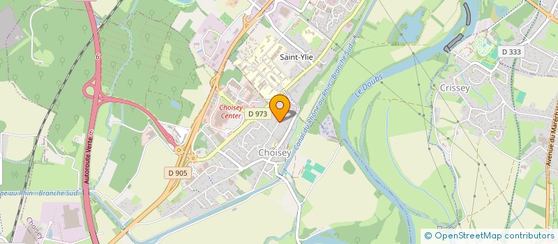 localisation de l'entreprise MADAME PAULINE THIEBAUD  CHOISEY