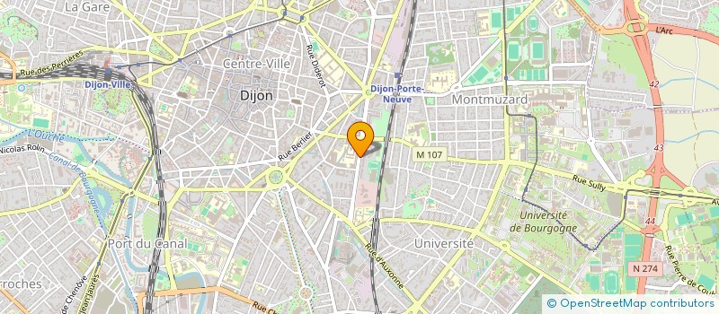 localisation de l'entreprise MADAME PAULINE THIVILLON à DIJON