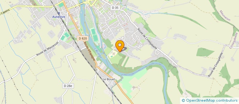 localisation de l'entreprise MADAME PAULINE THOMAS  AUTERIVE