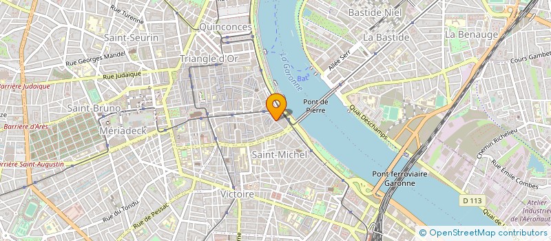 localisation de l'entreprise MADAME PAULINE THOMAS à BORDEAUX