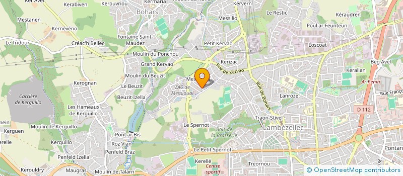 localisation de l'entreprise MADAME PAULINE THOMAS à BREST
