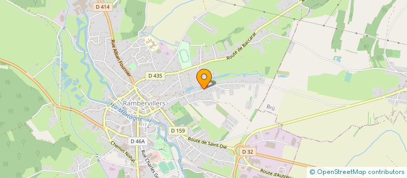 localisation de l'entreprise MADAME PAULINE THUILLIER à RAMBERVILLERS