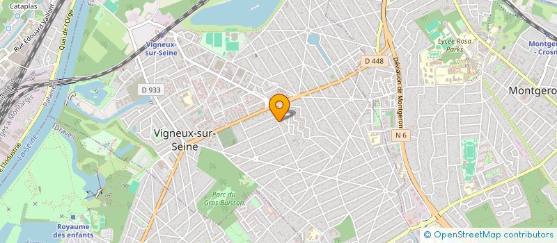 localisation de l'entreprise MADAME PAULINE THYS à VIGNEUX-SUR-SEINE