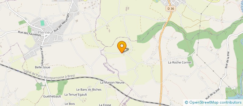 localisation de l'entreprise MADAME PAULINE TIRCOT à LA MEAUGON