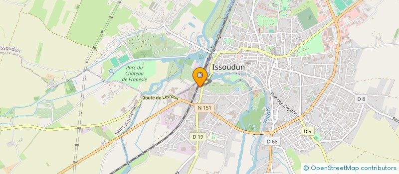 localisation de l'entreprise MADAME PAULINE TISSERAND à ISSOUDUN