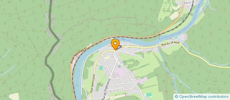 localisation de l'entreprise MADAME PAULINE TOURNAY  HAYBES