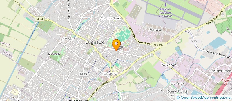 localisation de l'entreprise MADAME PAULINE TOUSSET à CUGNAUX