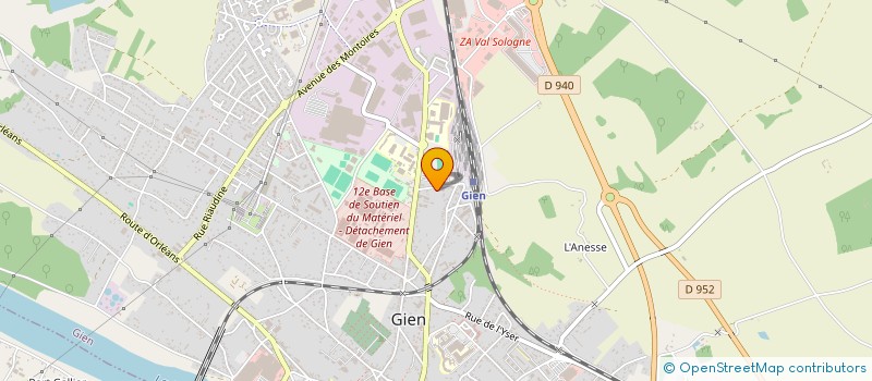 localisation de l'entreprise MADAME PAULINE TRAMONTANA à GIEN