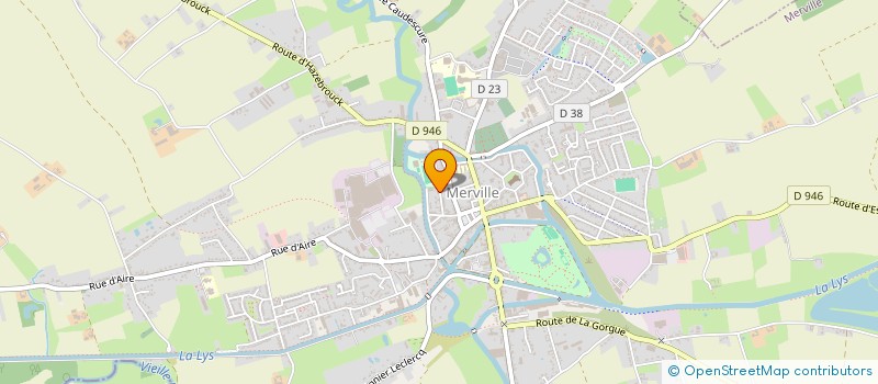 localisation de l'entreprise MADAME PAULINE TREFFER  MERVILLE