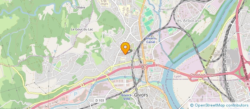 localisation de l'entreprise MADAME PAULINE TREMPONT  GIVORS