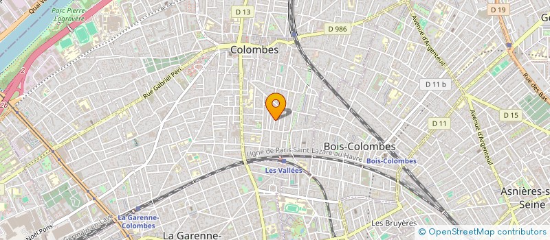 localisation de l'entreprise MADAME PAULINE TRICHET à COLOMBES