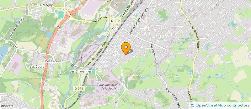 localisation de l'entreprise MADAME PAULINE TRICHET  MONTCEAU-LES-MINES