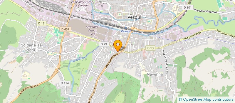 localisation de l'entreprise MADAME PAULINE TRIPP  ECHENOZ-LA-MELINE