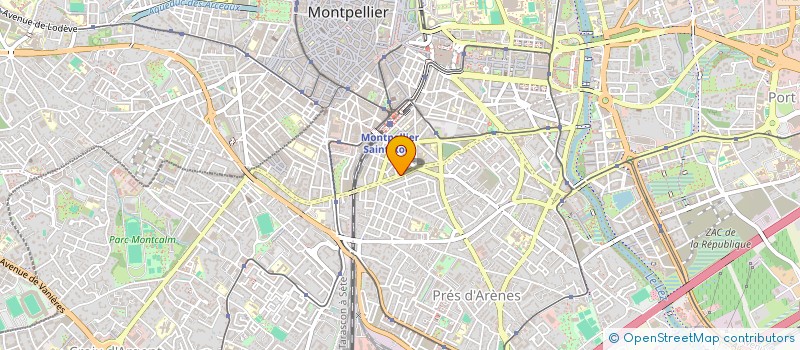 localisation de l'entreprise MADAME PAULINE TRIQUET à MONTPELLIER