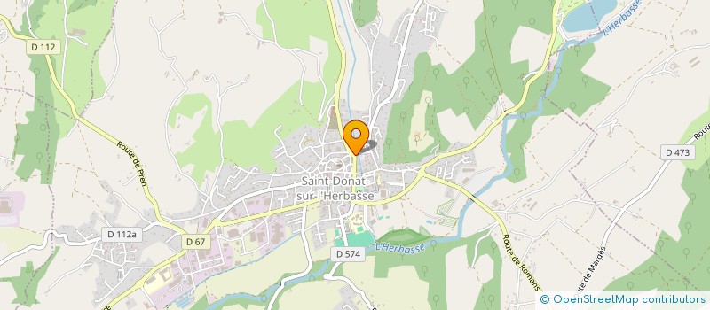 localisation de l'entreprise MADAME PAULINE TROCELLO  SAINT-DONAT-SUR-L'HERBASSE