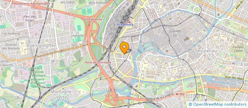 localisation de l'entreprise MADAME PAULINE TROMMER  STRASBOURG