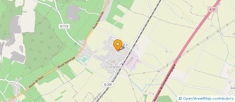 localisation de l'entreprise MADAME PAULINE TRONCI  CORGOLOIN