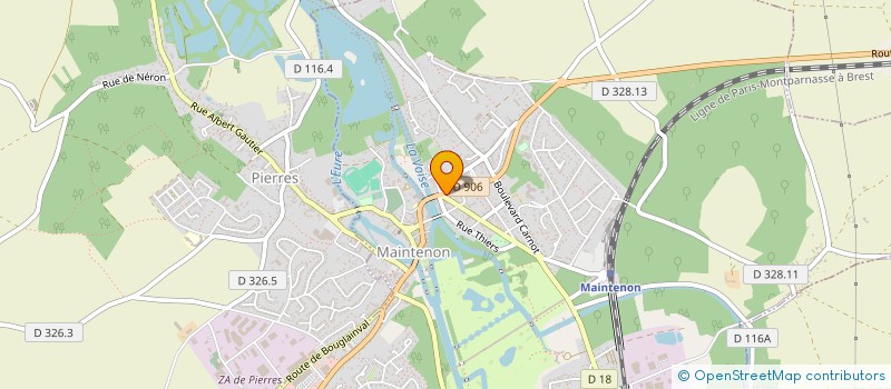 localisation de l'entreprise MADAME PAULINE TROUILLY à MAINTENON