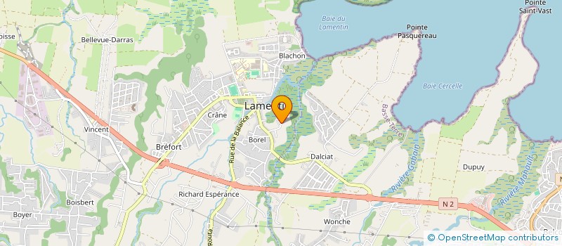 localisation de l'entreprise MADAME PAULINE URITE  LAMENTIN