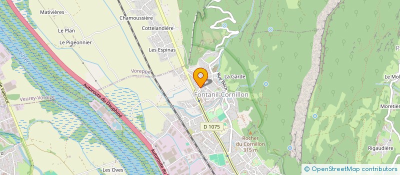 localisation de l'entreprise MADAME PAULINE VACHER  FONTANIL-CORNILLON